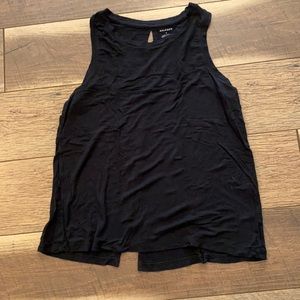 Black tank top
